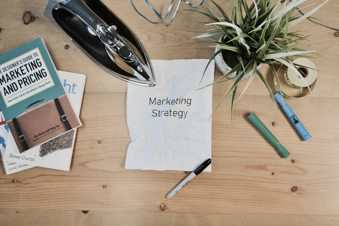 costa mesa seo — white printing paper with Marketing Strategy text