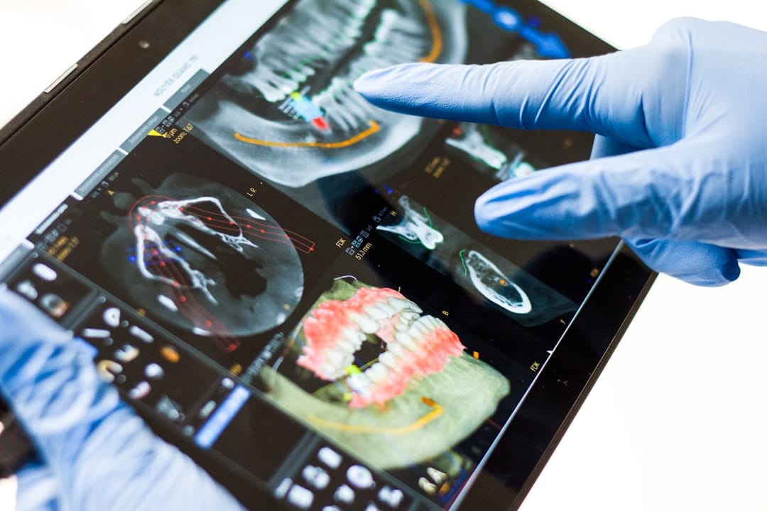Modern dental practice using digital technology to connect with patients