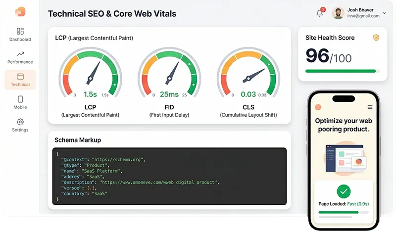 Technical SEO & Core Web Vitals